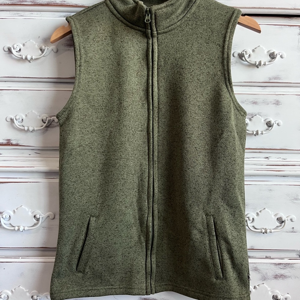 Boys Olive Green Vest